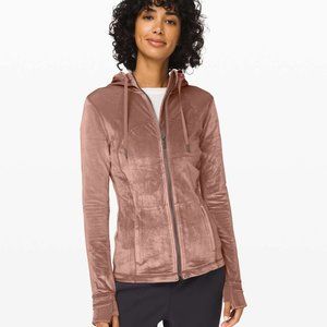 NWT LULULEMON DEFINE HOODED JACKET PINK SZ 8 - RARE FIND!